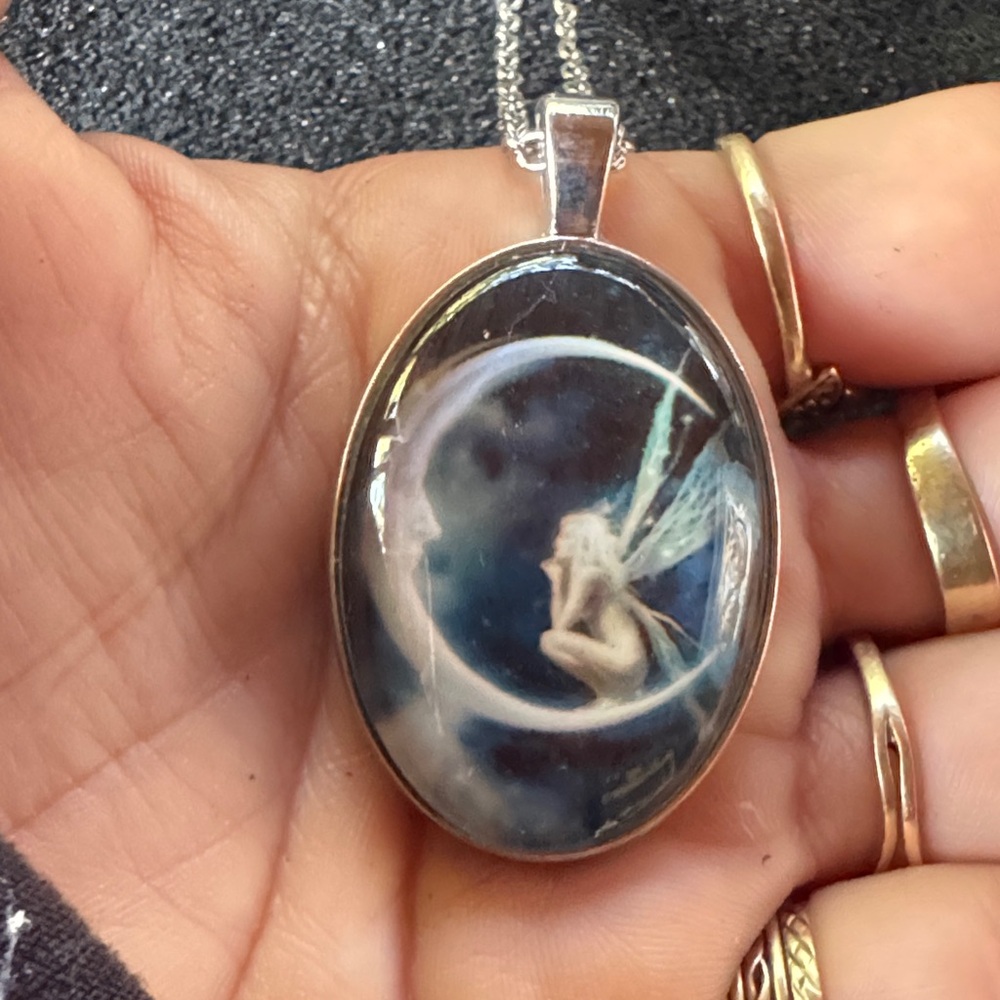 Enchanted Fairy Moon Necklace